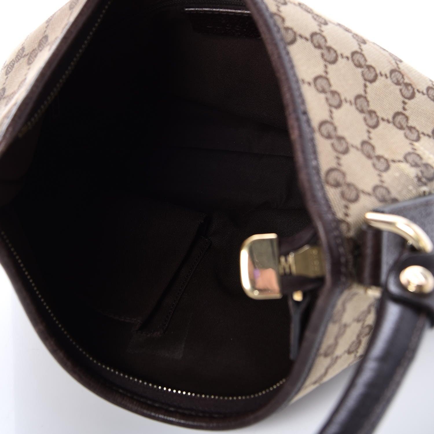 Gucci Monogram Medium Abbey D Ring Hobo Brown 5 of 11