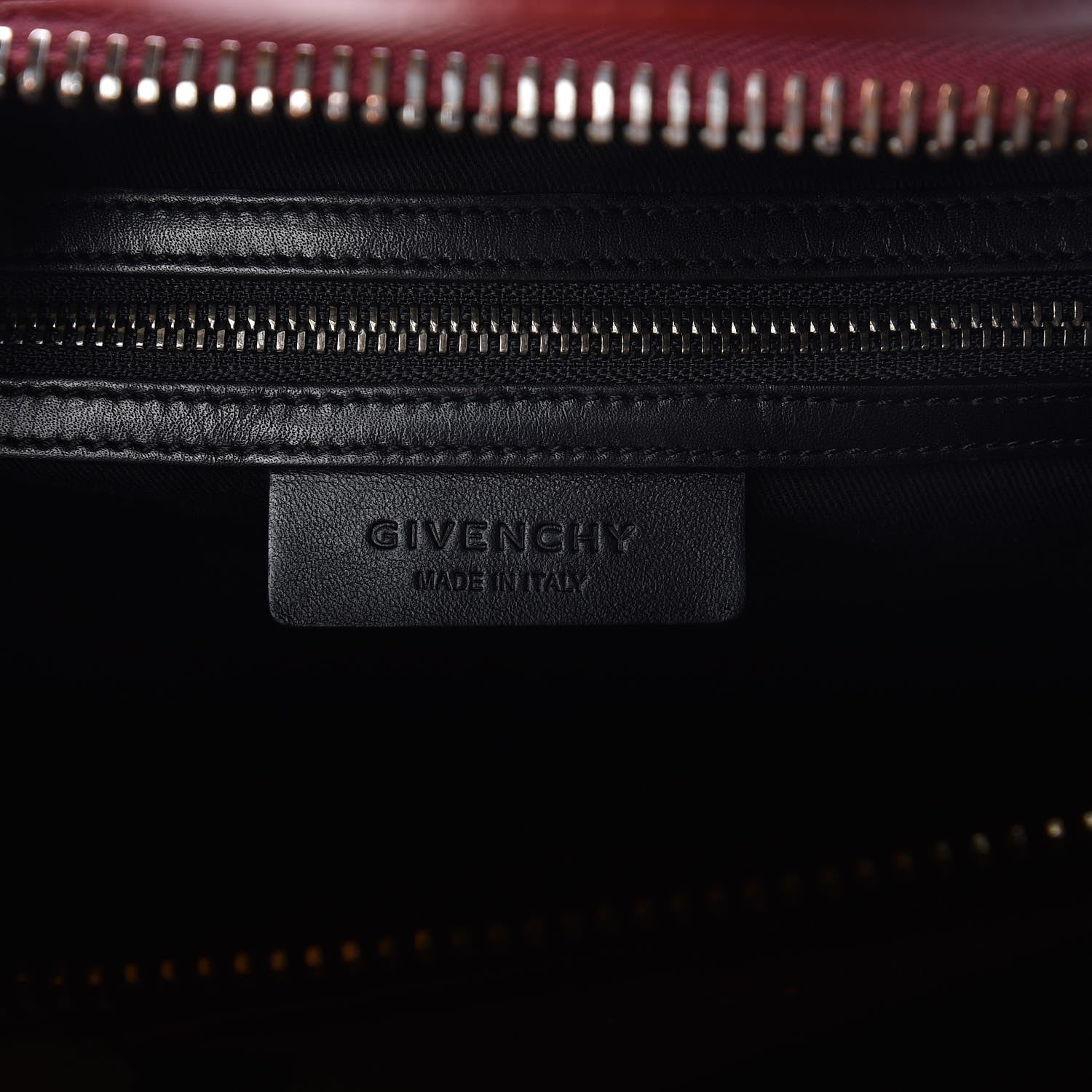 Givenchy Shiny Lord Calfskin Small Antigona Burgundy 6 of 12