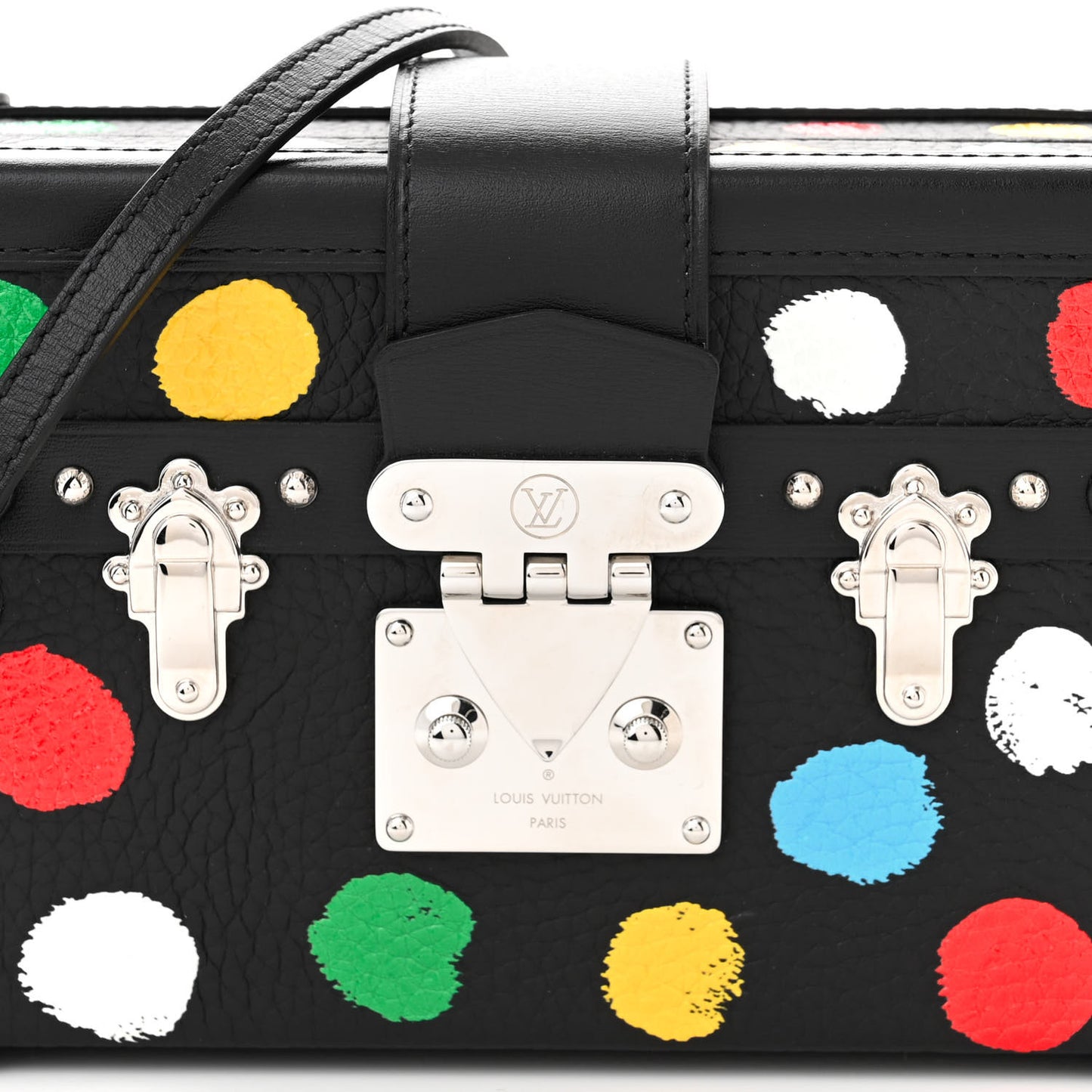 LV X YK Taurillon Petite Malle Black