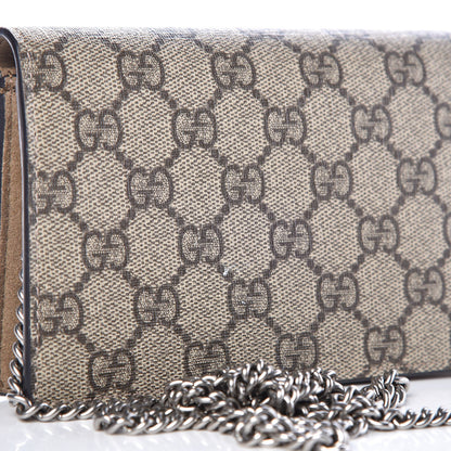 Gucci GG Supreme Monogram Super Mini Dionysus Shoulder Bag Taupe 8 of 8