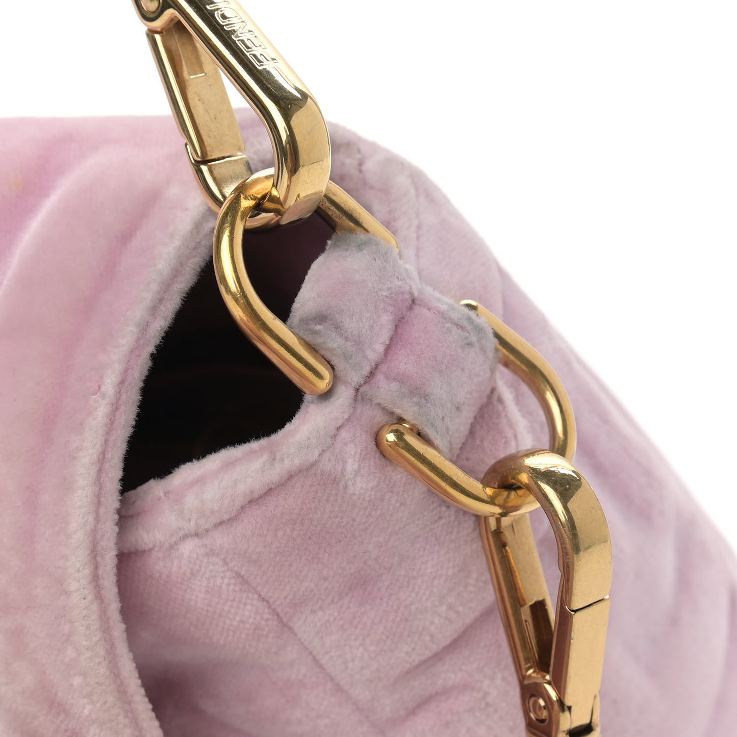 Velvet FF Embossed Baguette Rosa Confetti