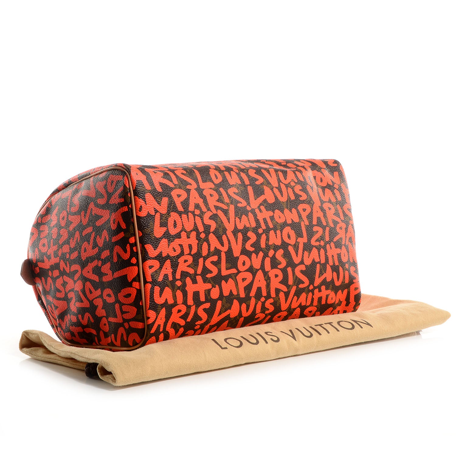 Louis Vuitton Monogram Graffiti Speedy 30 Orange 4 of 7