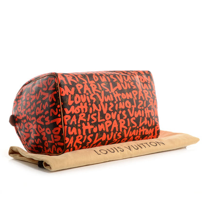 Louis Vuitton Monogram Graffiti Speedy 30 Orange 4 of 7