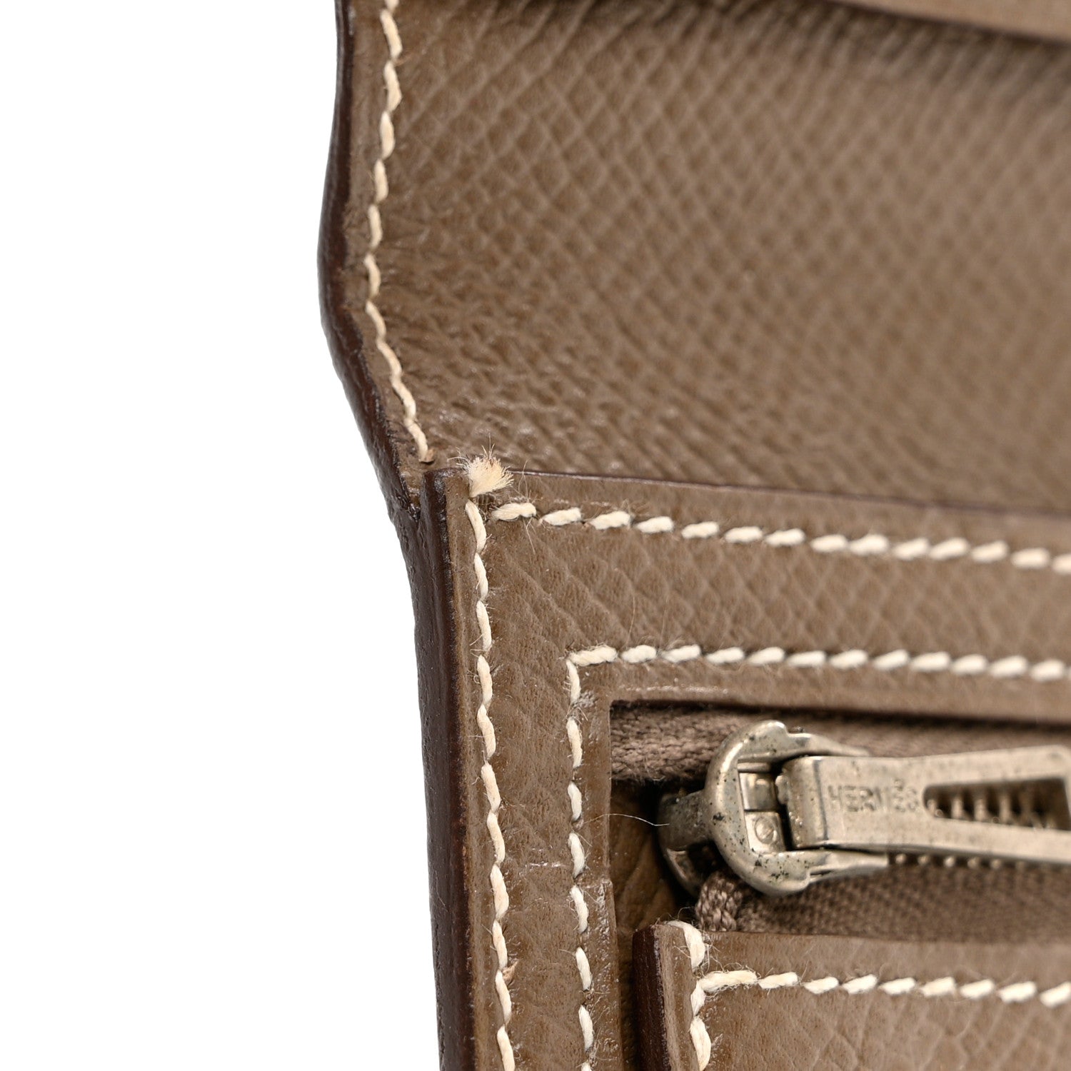Hermes Epsom Bearn Gusset Wallet Etoupe 6 of 10