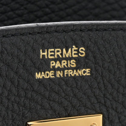Hermes Togo Birkin 35 Black 6 of 10