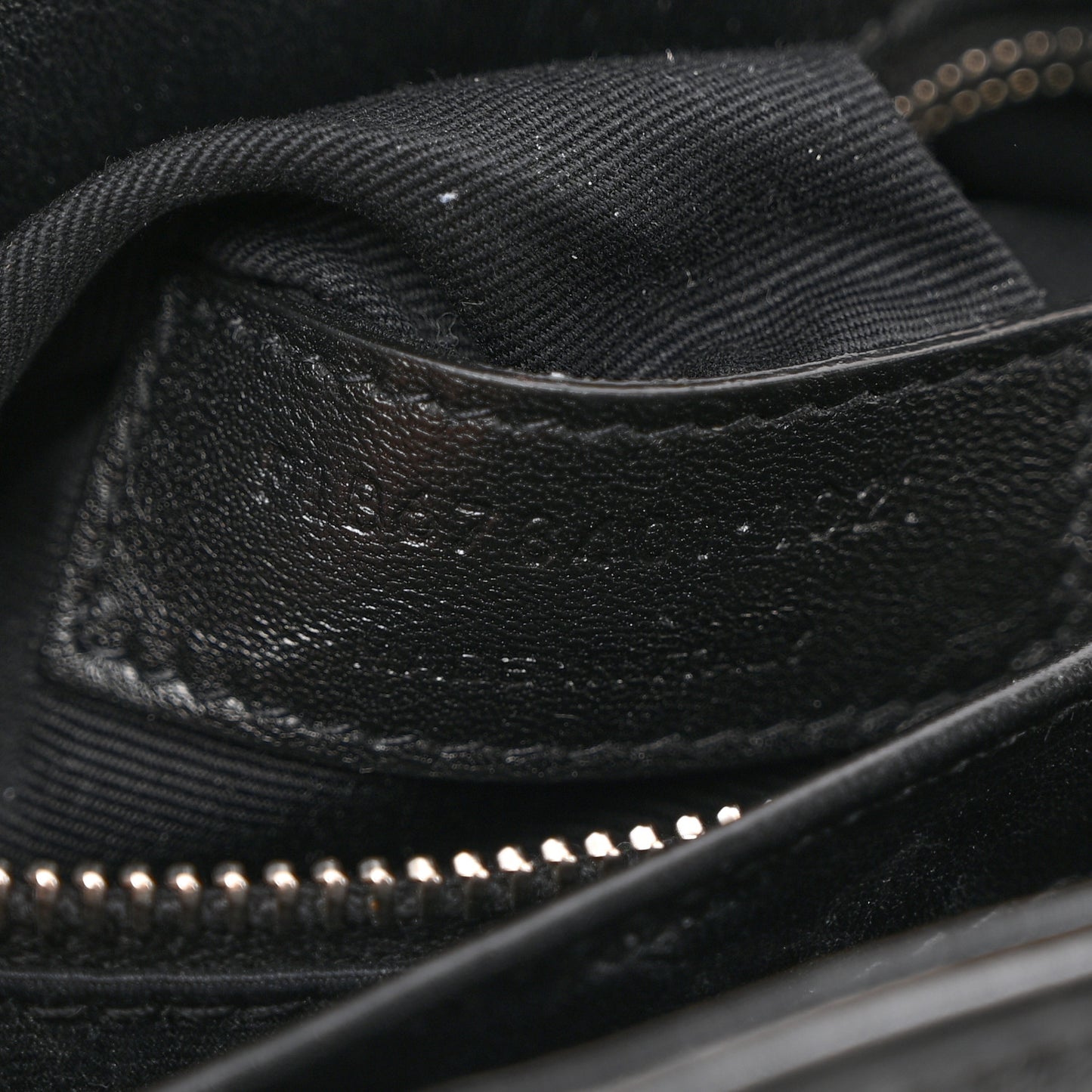 Calfskin Y Quilted Monogram Toy Loulou Crossbody Bag Black