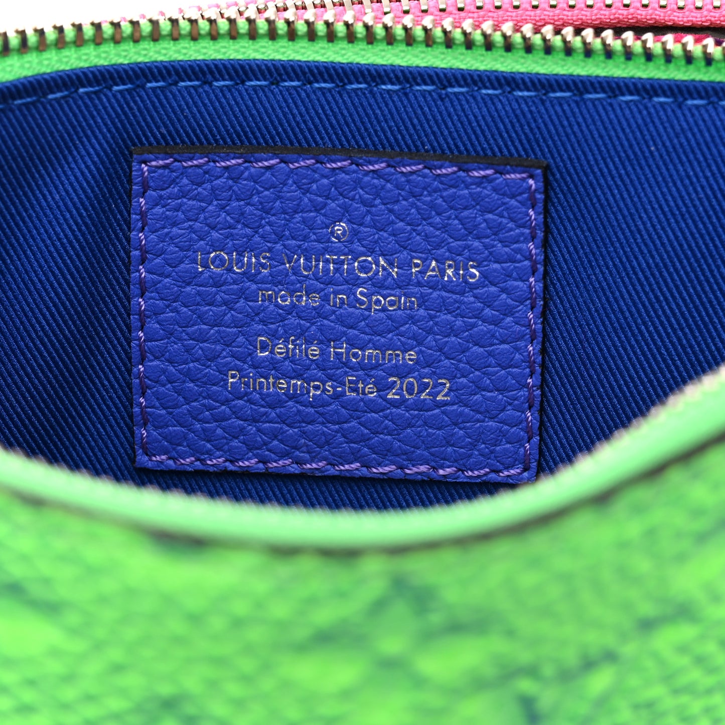 Taurillon Illusion Trio Pouch Bleu Rose