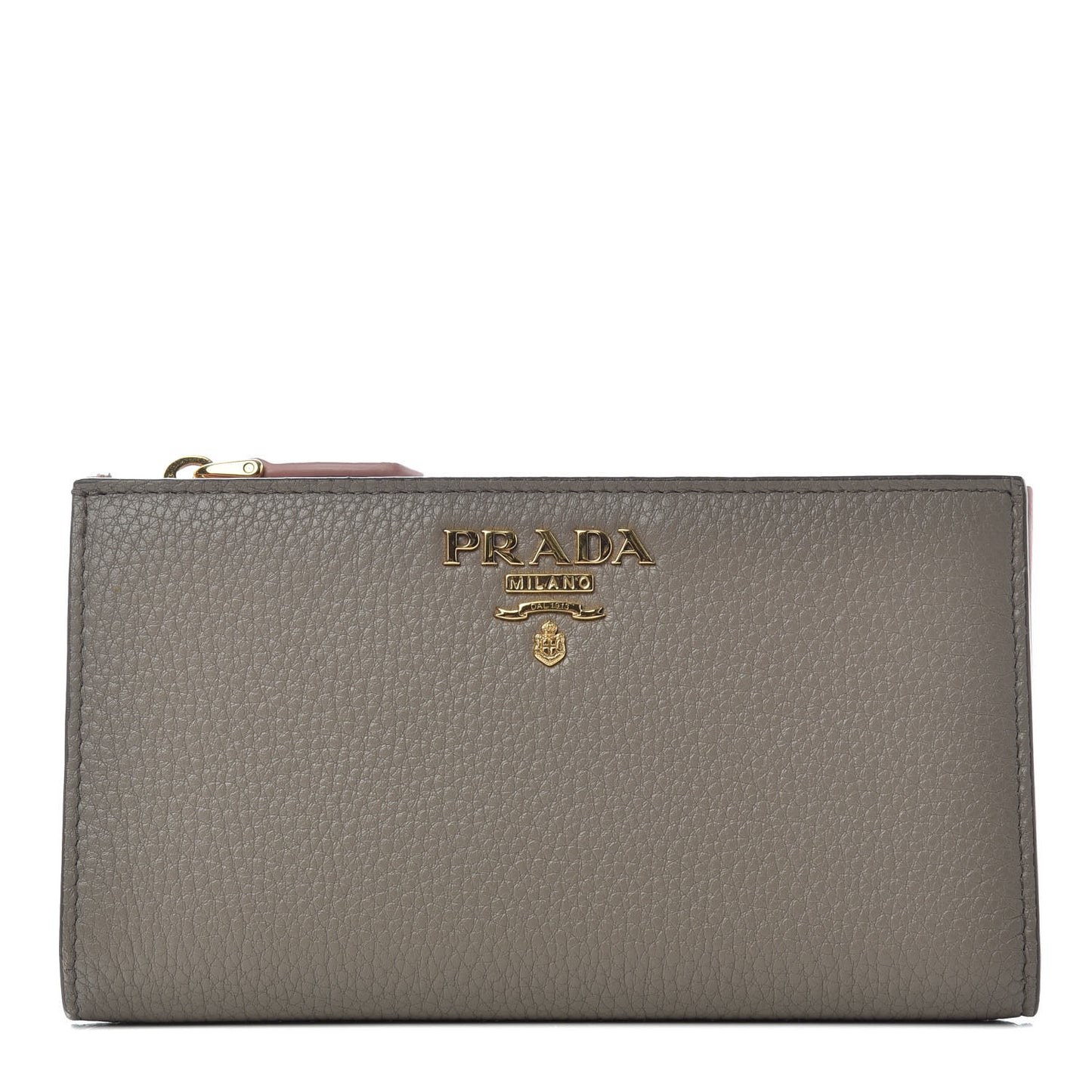 Vitello Daino Continental Wallet Argilla Rosa