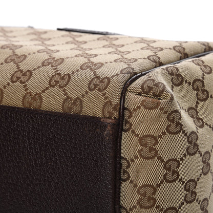 Gucci GG Monogram Web Small Carry On Duffle Beige Brown 9 of 11