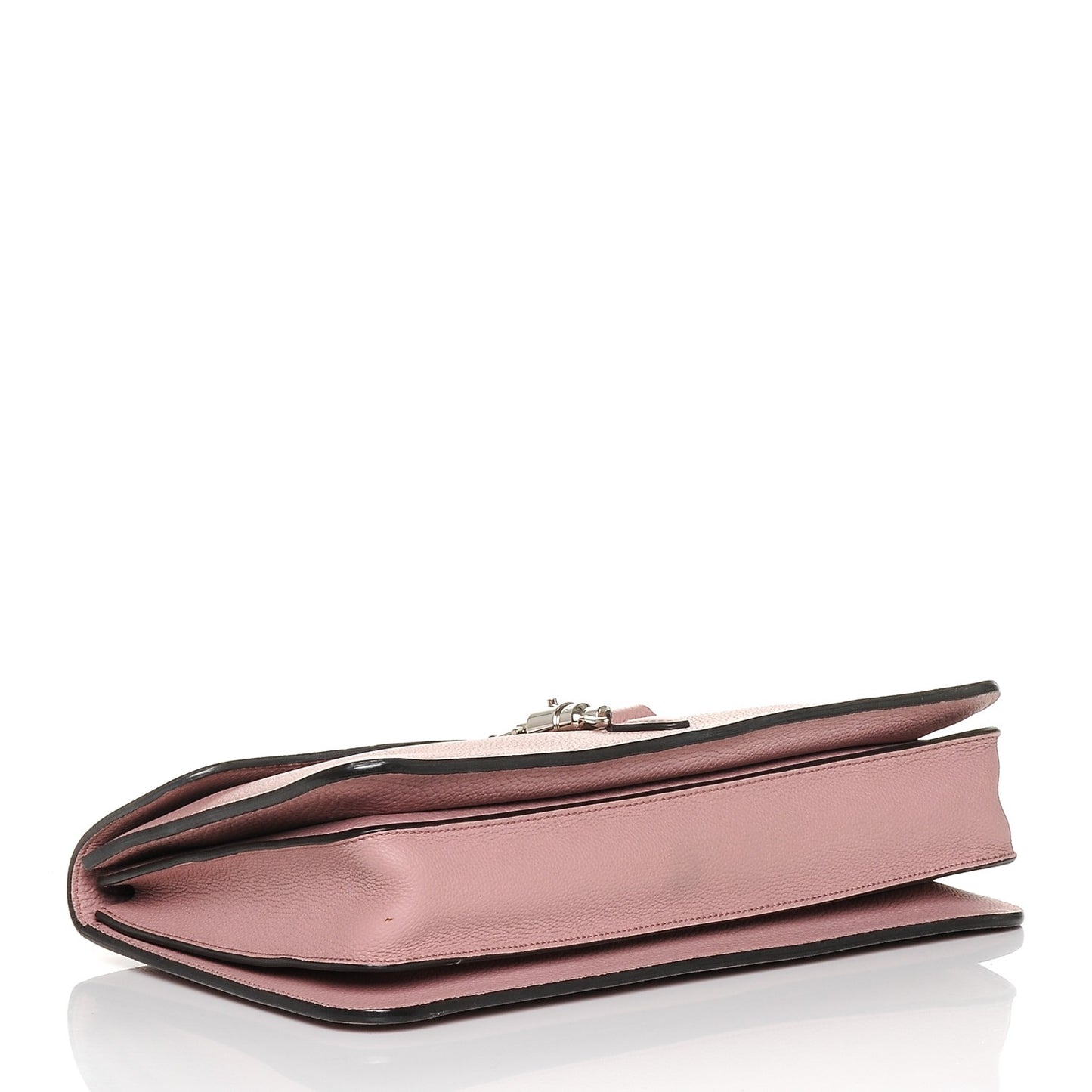 Soft Pebbled Calfskin Jackie Clutch Pink