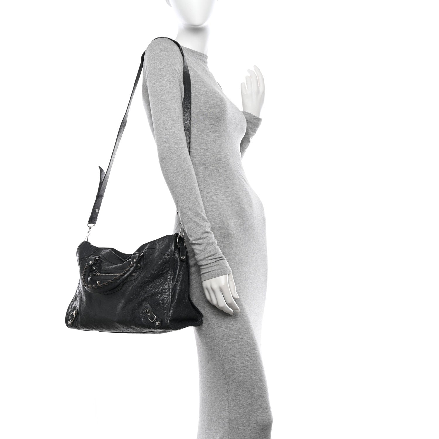 Balenciaga Agneau Classic Hardware City Gris Fossile 2 of 14