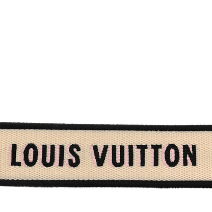 Louis Vuitton Jacquard Bandouliere Shoulder Strap Cream Black 3 of 4