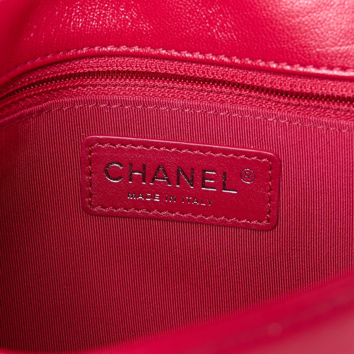 Chanel Iridescent Sheepskin Quilted Small Vintage Mademoiselle Flap Dark Pink 6 of 11