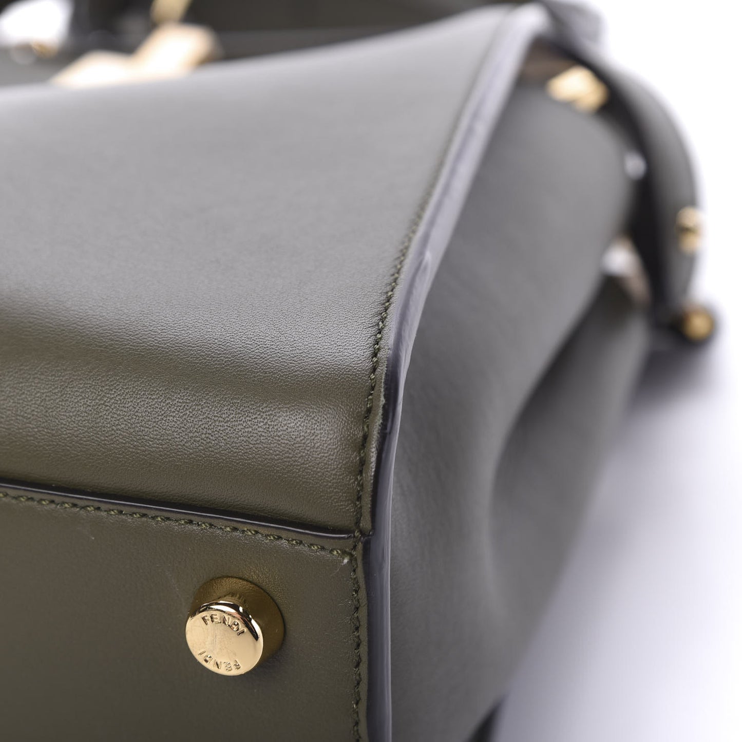 Vitello Tahiti Burro Medium Peekaboo Iconic Essentially Satchel Asparago Camelia