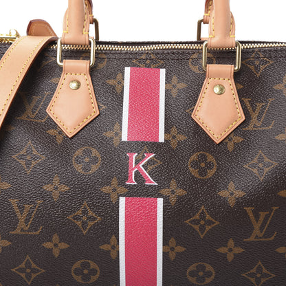 Louis Vuitton Monogram My LV Heritage Speedy Bandouliere 25 Fuchsia White 7 of 11
