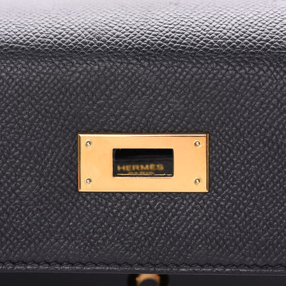 Hermes Epsom Kelly Sellier 28 Black 20 of 37