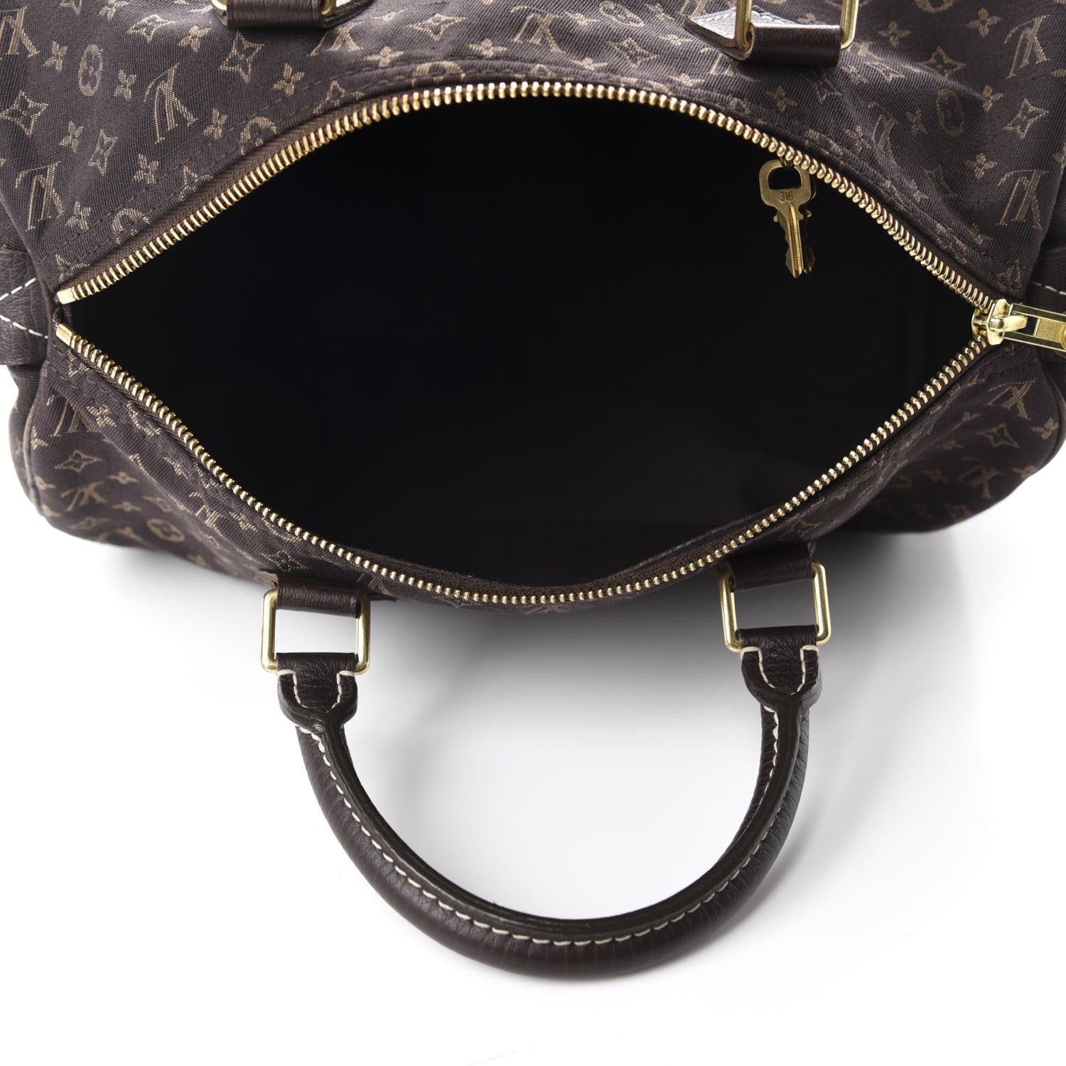 Louis Vuitton Mini Lin Speedy 30 Ebene 5 of 14