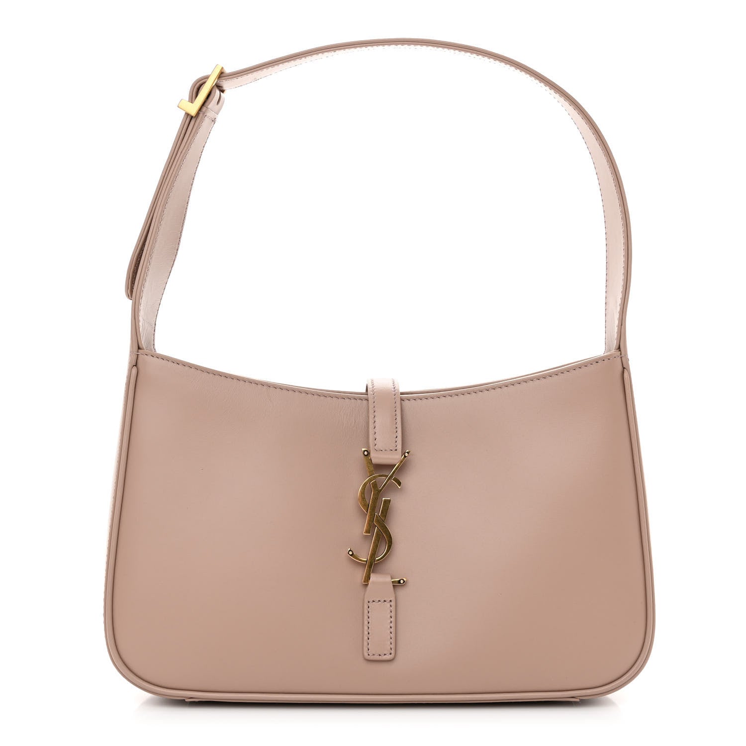 Saint Laurent Smooth Calfskin Le 5 A 7 Hobo Rosy Sand 1 of 9