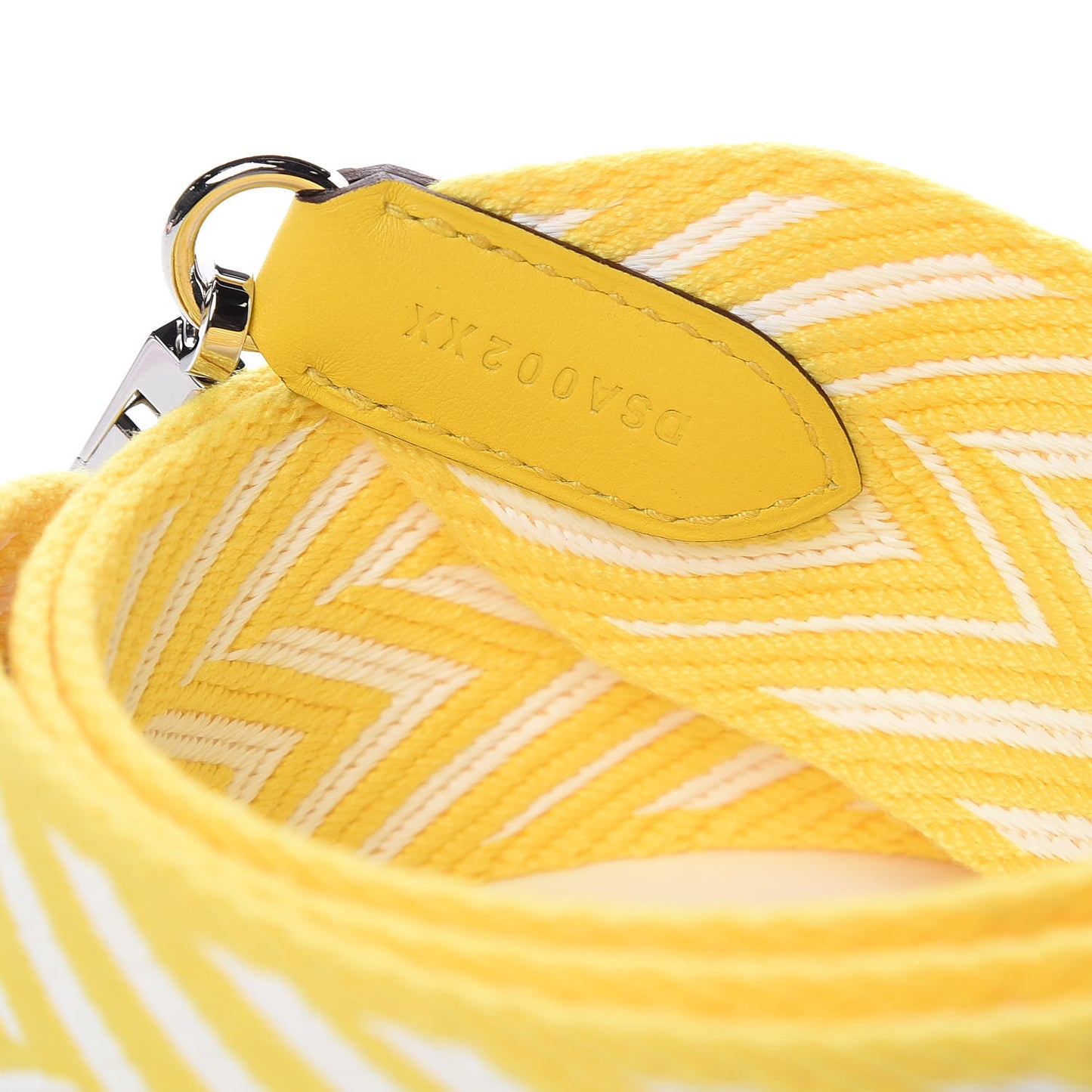 Toile Swift 50mm Sangle ZigZag Shoulder Strap Jaune Citron Blanc Jaune De Naples