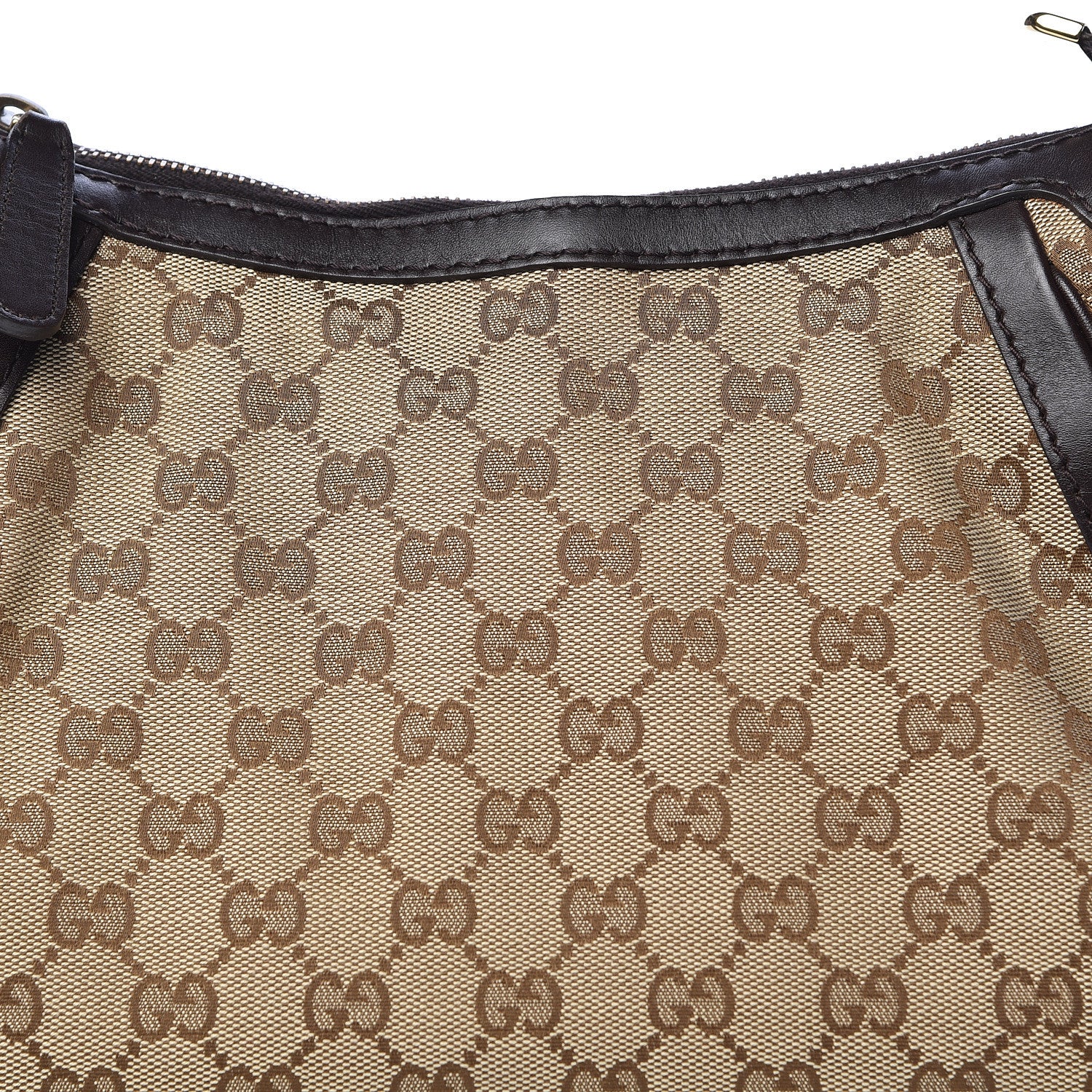 Gucci Monogram Small Scarlett Studded Interlocking G Hobo Dark Brown 12 of 18