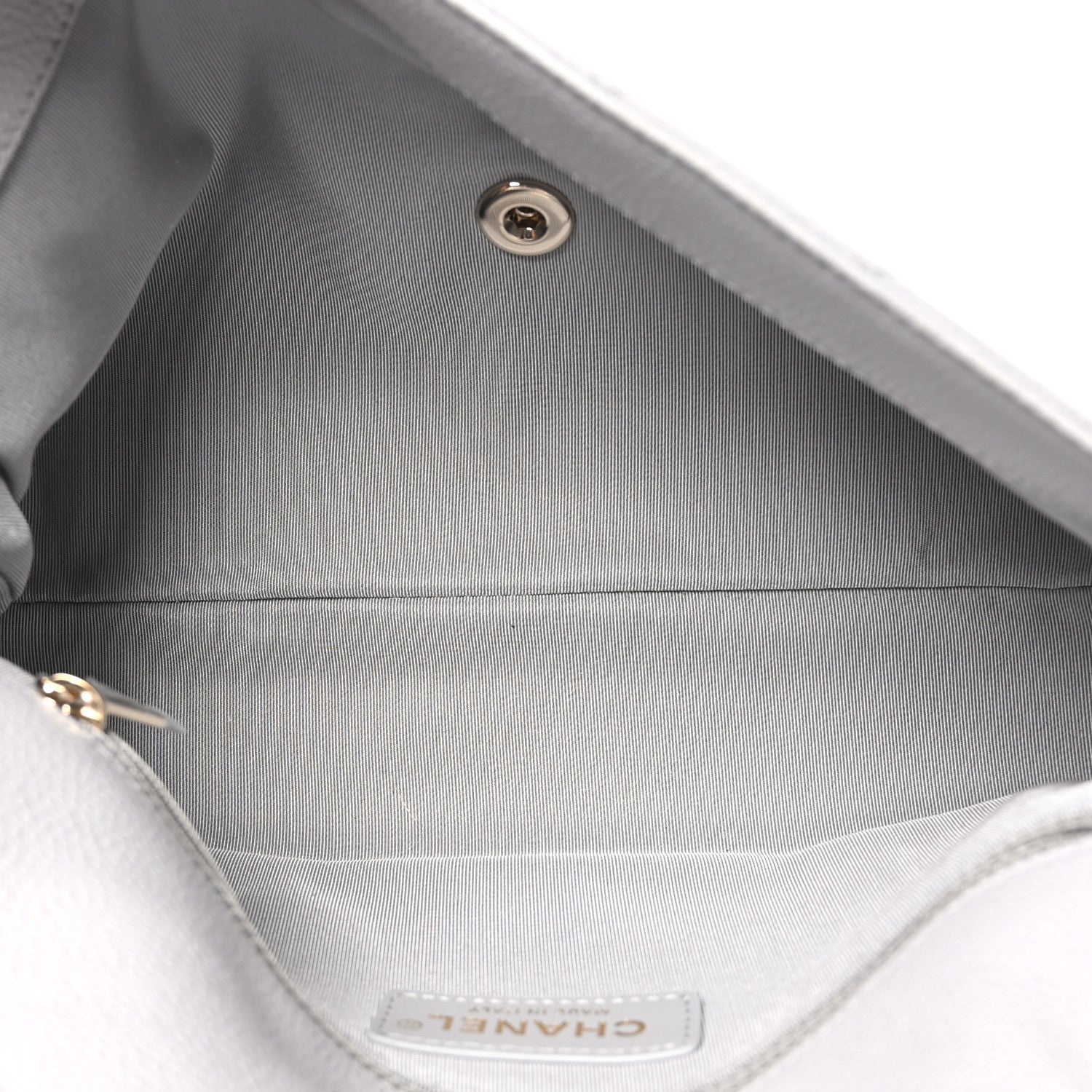 Chanel Caviar Quilted City Walk Flap Light Grey 5 of 10