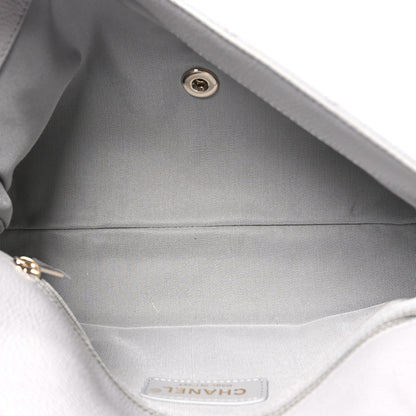 Chanel Caviar Quilted City Walk Flap Light Grey 5 of 10