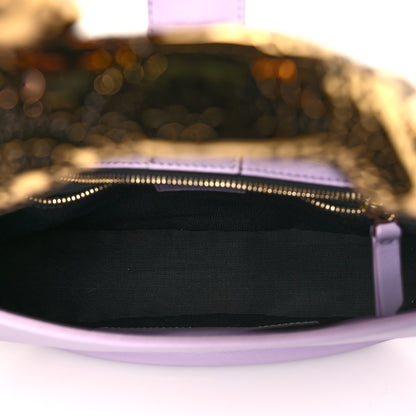 Lanvin Lambskin Cat Hobo Lilac 5 of 9