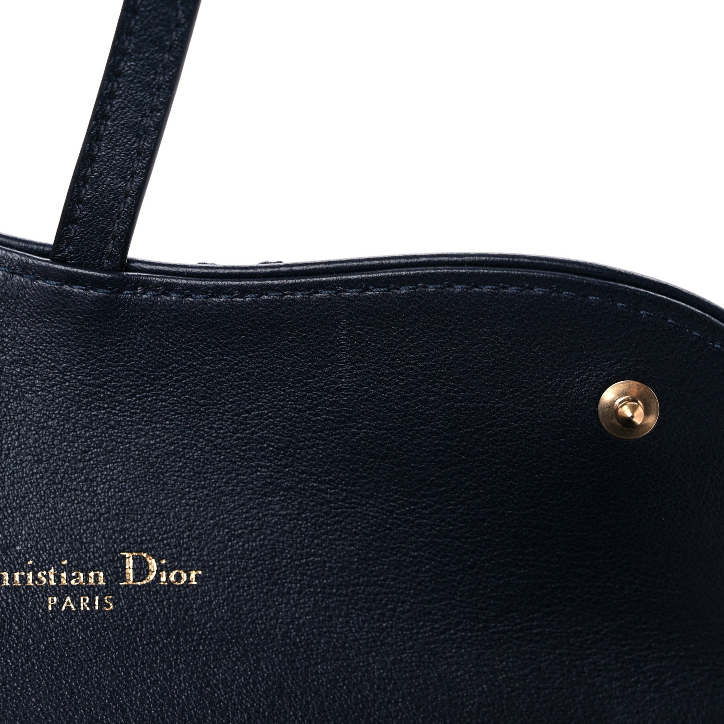 Oblique Saddle Chain Long Wallet Blue