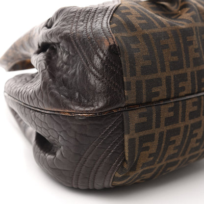 Fendi Zucca Nappa Nuvolata Vitello Tortuga Small Spy Tobacco Moro 6 of 10