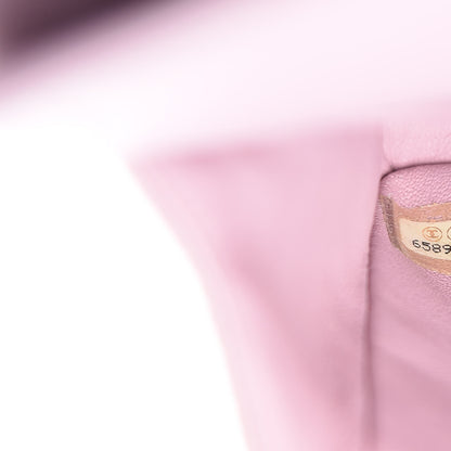 Chanel Lambskin Quilted Medium Double Flap Light Pink 7 of 13
