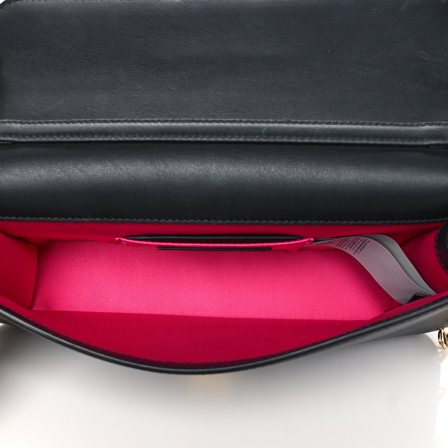 Fendi X VERSACE Vitello Seta Fendace Brooch Baguette Black 4 of 8