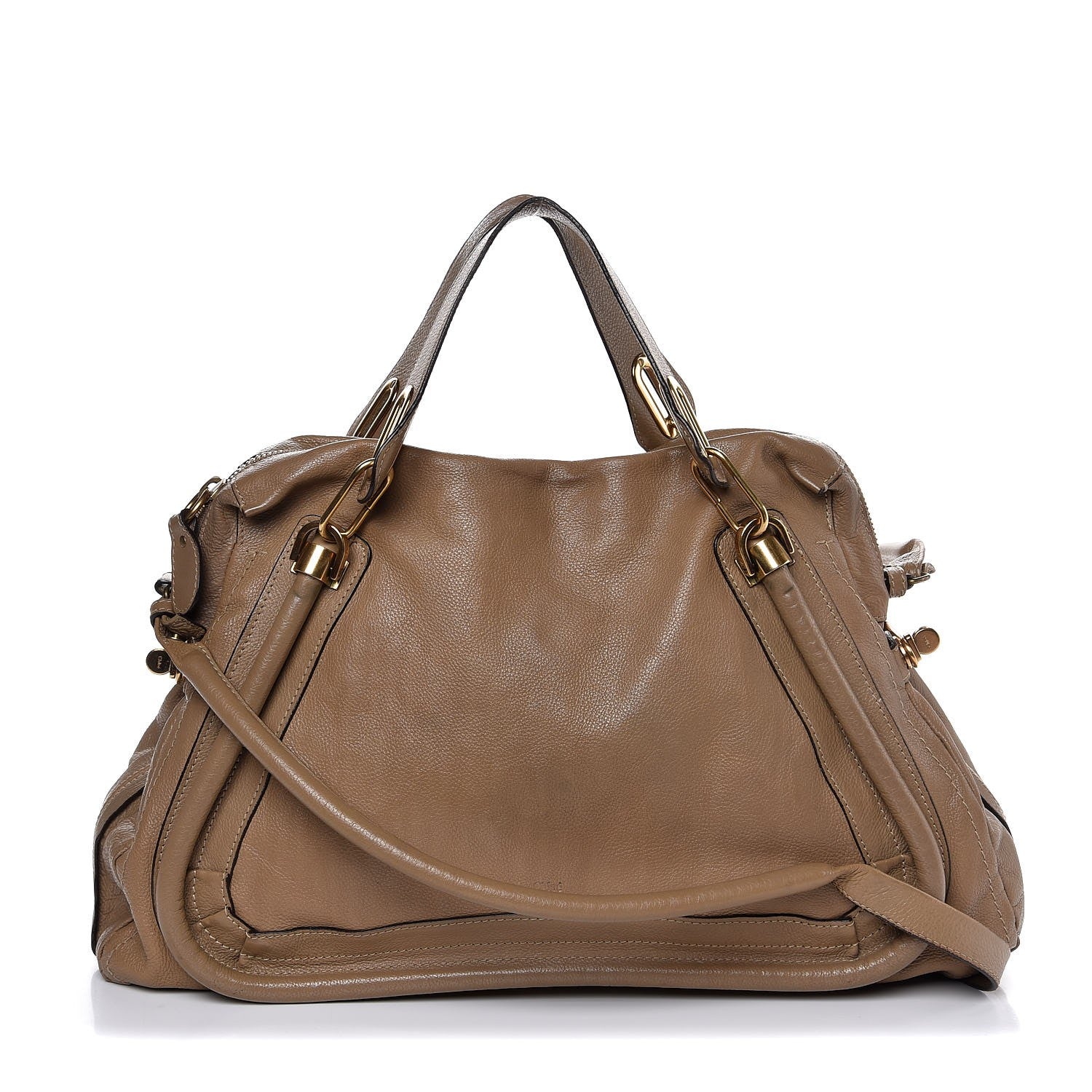 Chloe Calfskin Large Paraty Barbour Khaki 1 of 11
