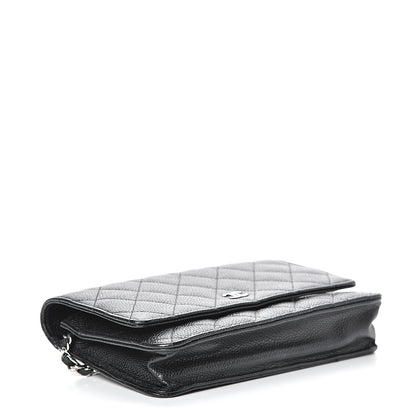 Chanel Caviar Quilted Wallet On Chain WOC Black 3 of 13
