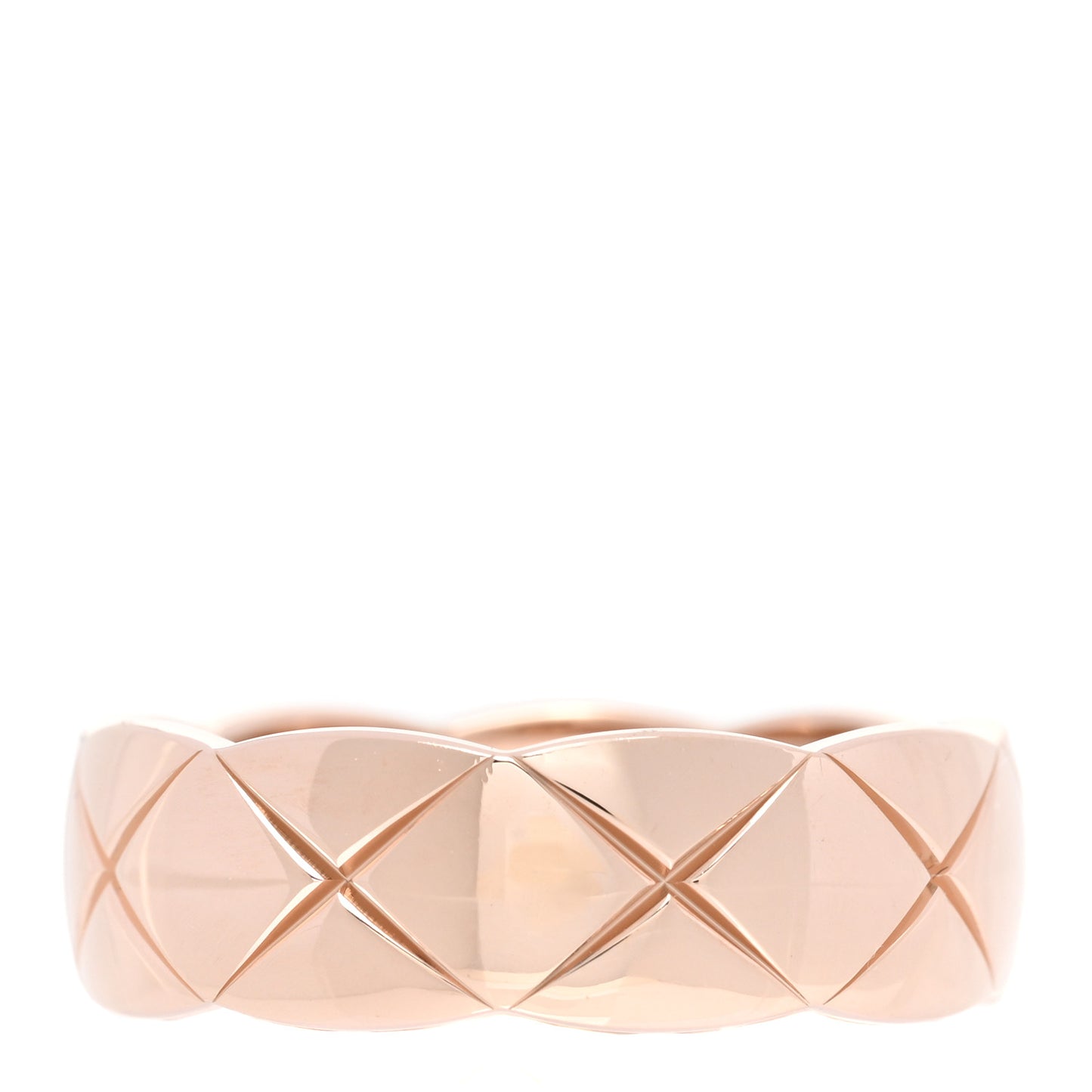 18K Beige Gold Small Coco Crush Ring 57 8