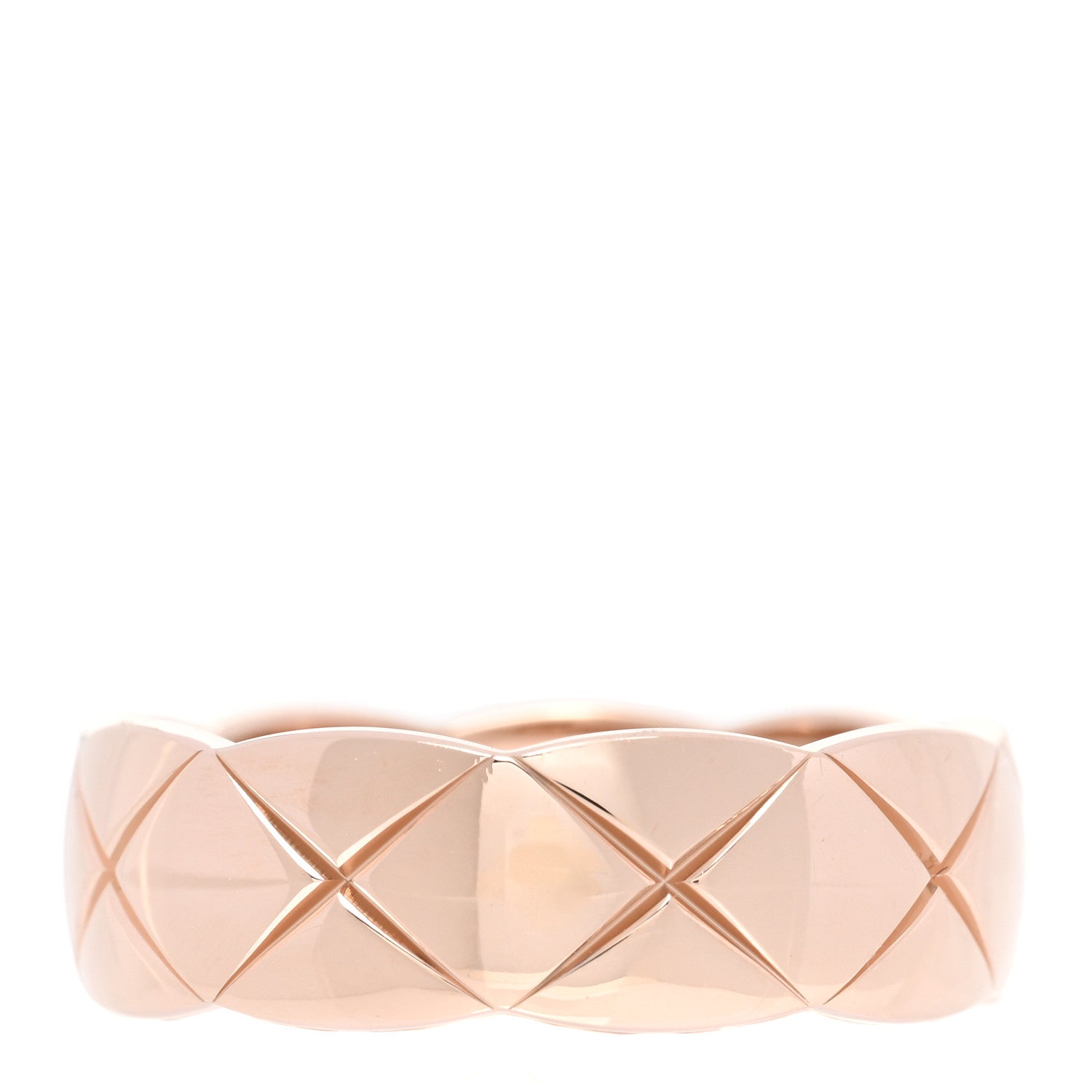 Chanel 18K Beige Gold Small Coco Crush Ring 57 8 1 of 4