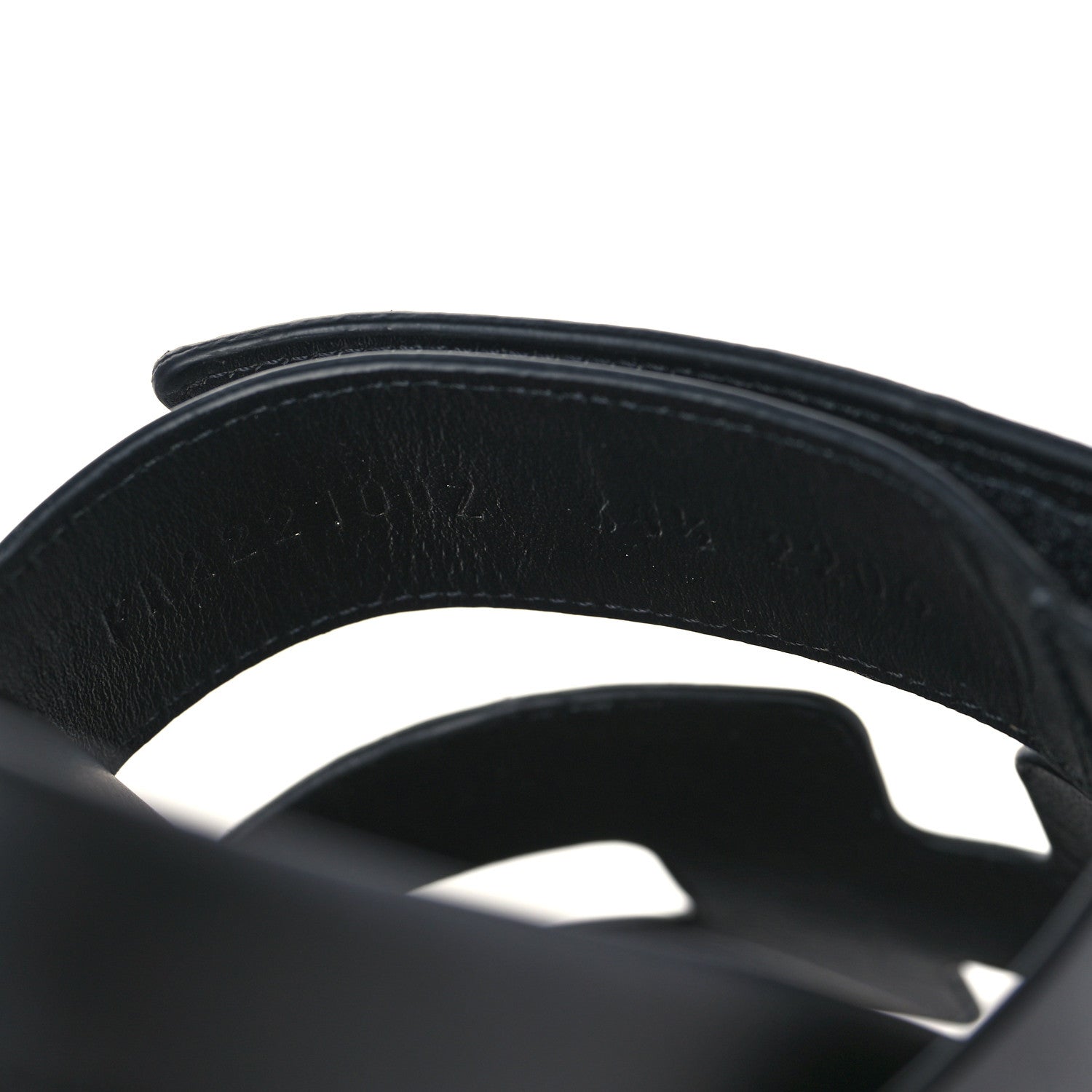 Hermes Calfskin Womens Chypre Sandals 35.5 Black 8 of 9