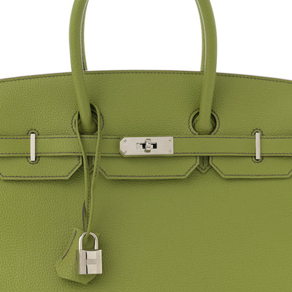 Hermes Togo BIRKIN 35 Vert Anis 8 of 12