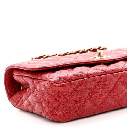 Chanel Crumpled Grained Calfskin Small Flap Red 9 of 12