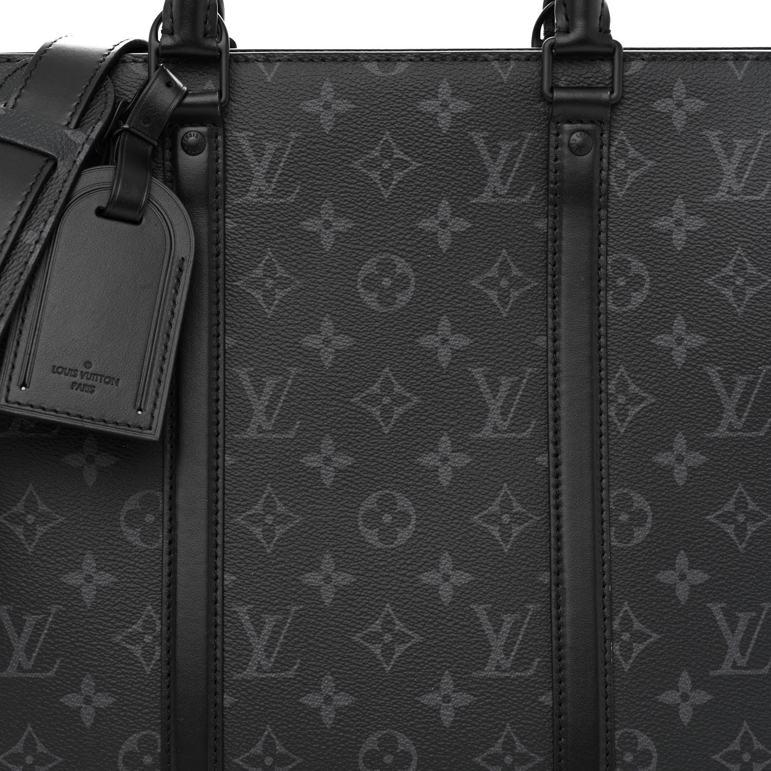 Louis Vuitton Monogram Eclipse Sac Plat Horizontal Zipper 6 of 10