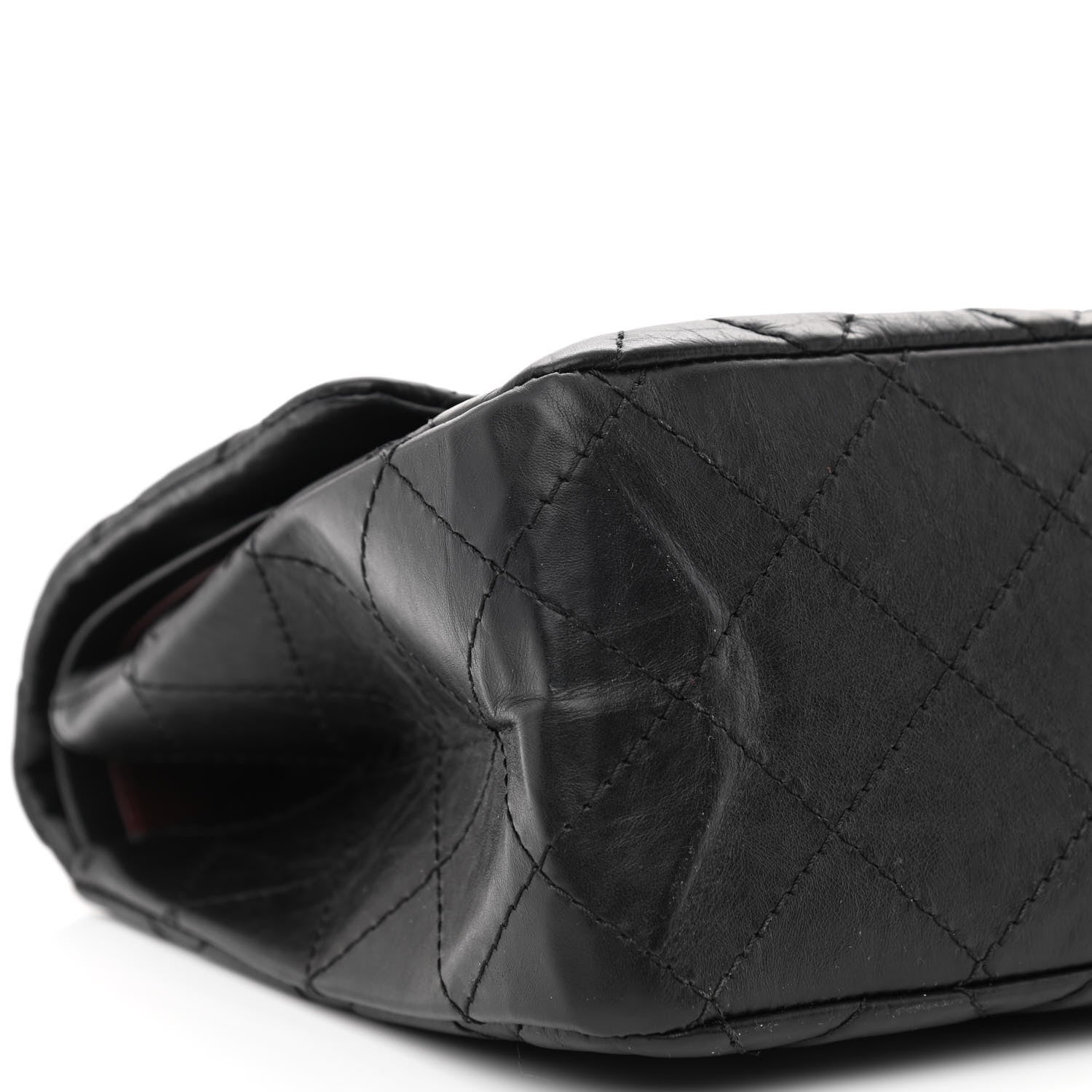 Chanel Aged Calfskin Quilted 2.55 Reissue 227 Flap Black 11 of 12