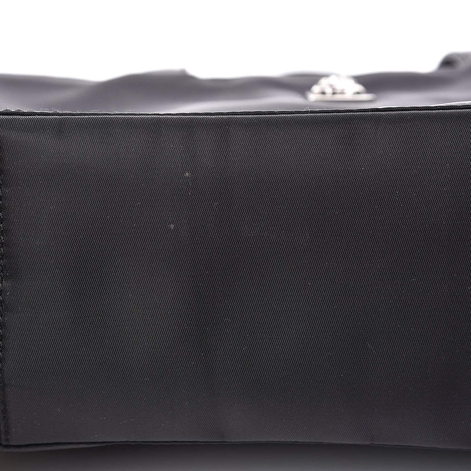 Versace Nylon Bowler Bag Black 7 of 9
