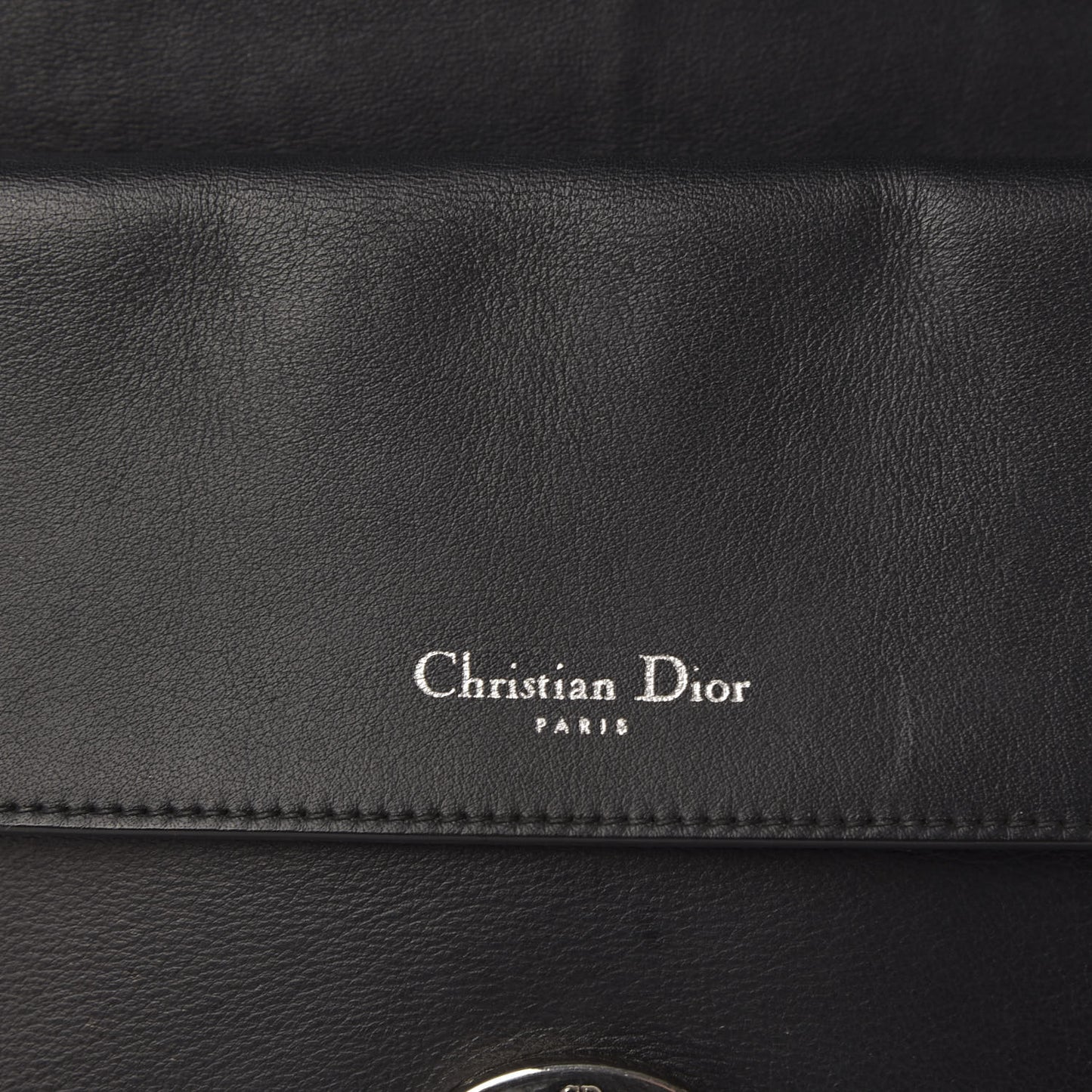 Smooth Calfskin Tri-Color Medium Be Dior Flap Black Blue Red