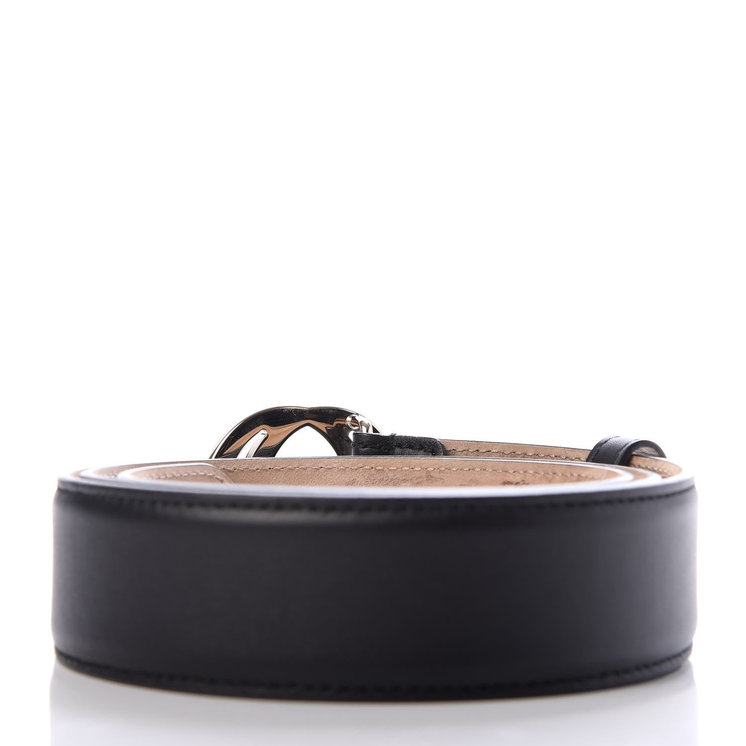 Gucci Calfskin Interlocking G 37mm Belt 90 36 Black 2 of 4