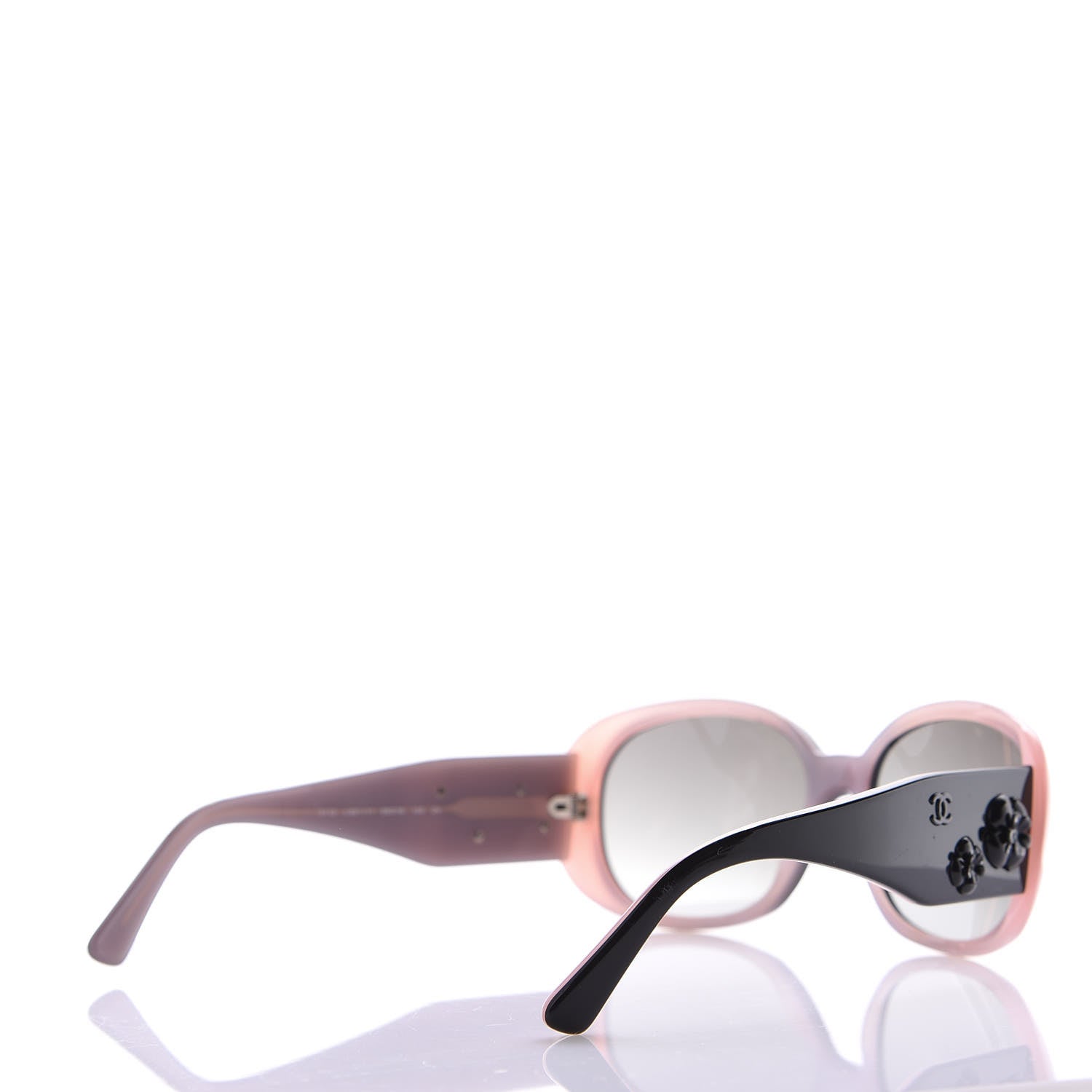 Chanel Camellia CC Sunglasses 5113 Black Pink 4 of 8