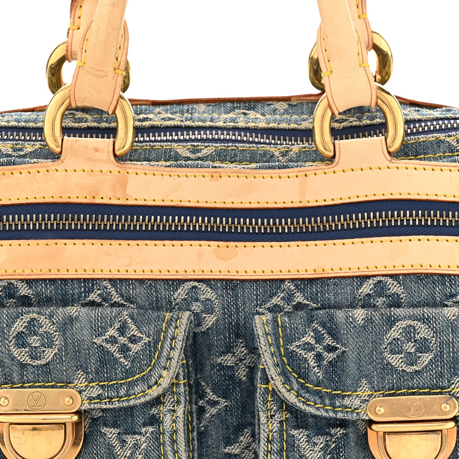 Louis Vuitton Monogram Denim Neo Speedy Blue 15 of 19