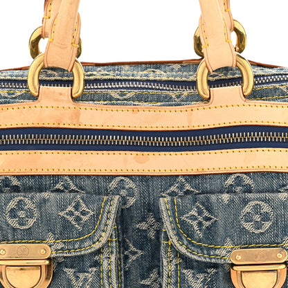 Louis Vuitton Monogram Denim Neo Speedy Blue 15 of 19