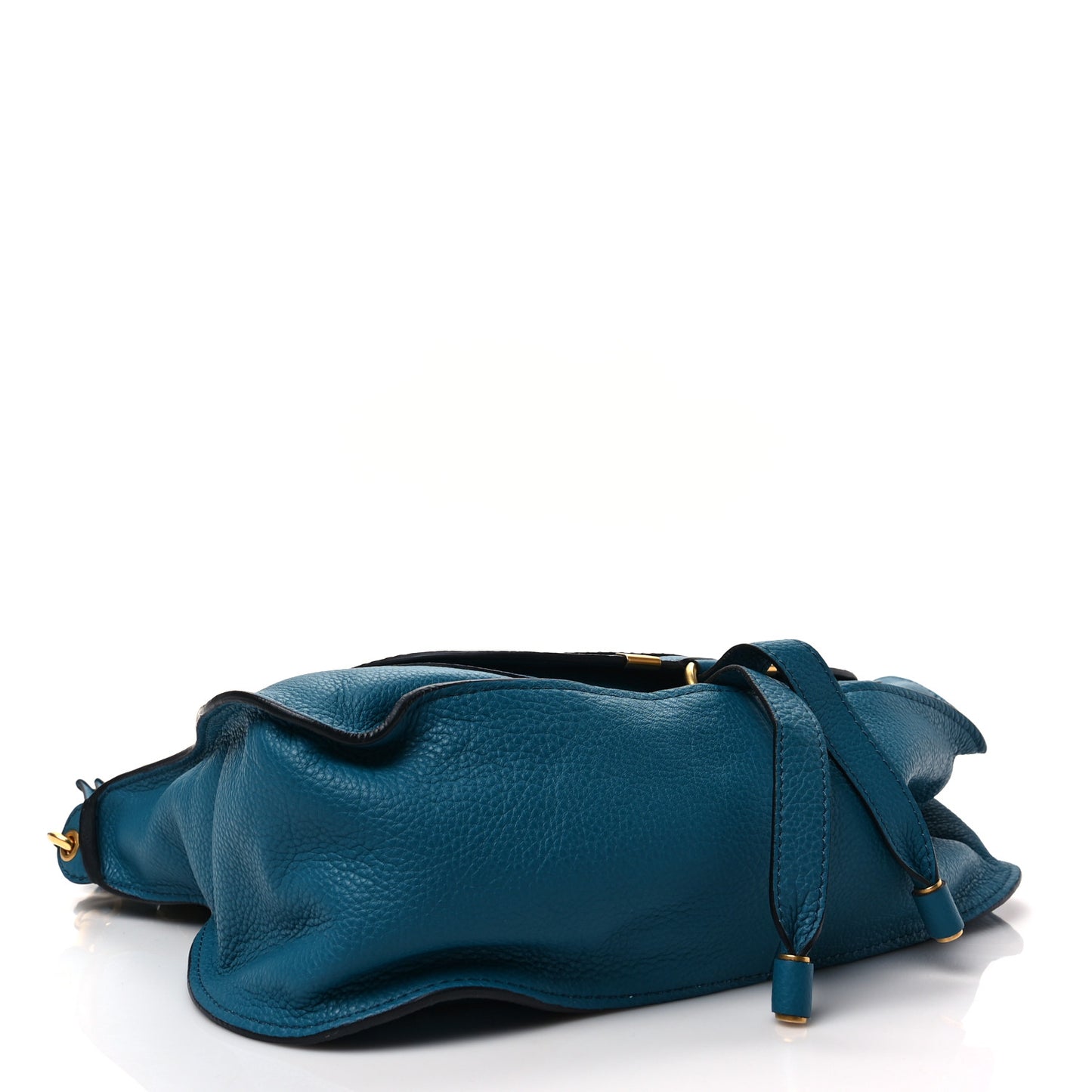 Calfskin Medium Marcie Satchel Laguna Blue