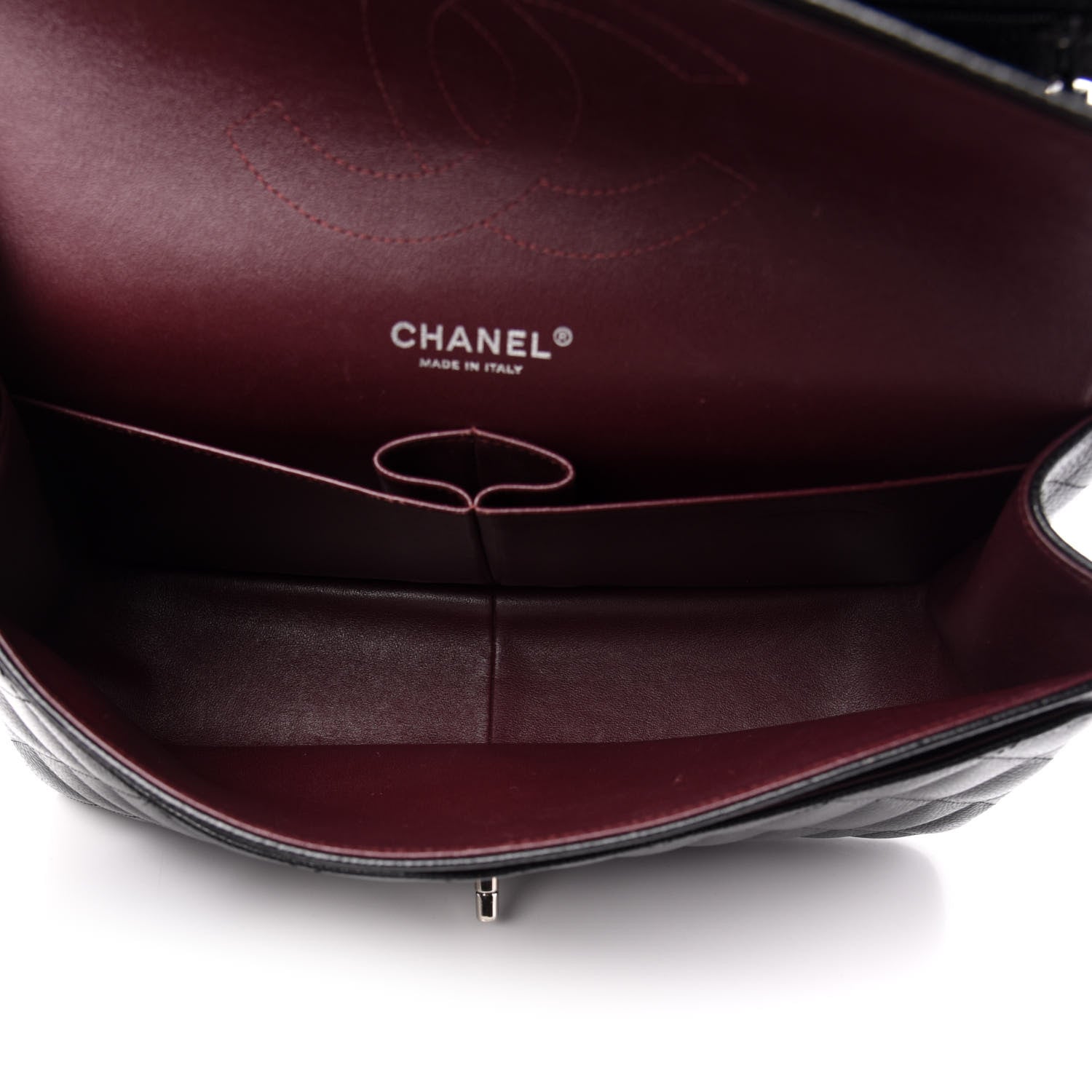 Chanel Caviar Quilted Jumbo Double Flap Black 6 of 11