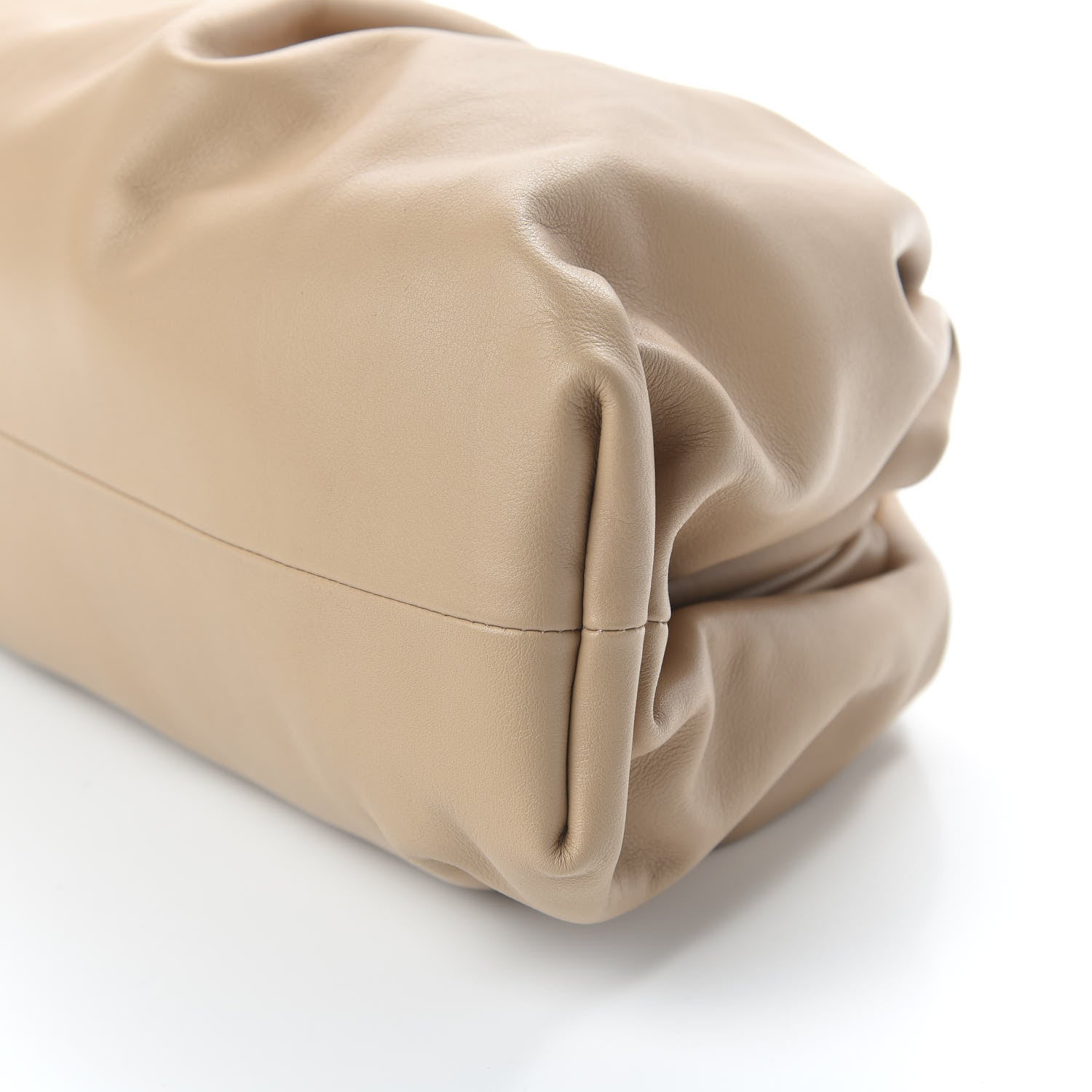 Bottega Veneta Smooth Butter Calf The Pouch Oversized Clutch Nude 7 of 9