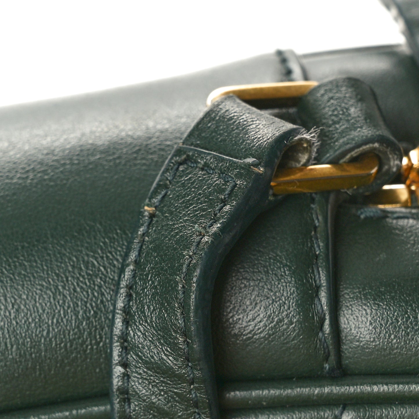 Calfskin Matelasse Monogram Lou Camera Bag Vert Fonce